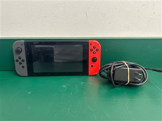 Nintendo Switch v1 Handheld Game Console HAC-001 Black/Red